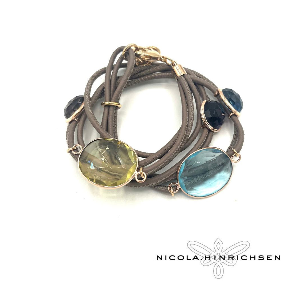 NICOLA HINRICHSEN Armband GALA taupe